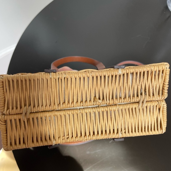 Mango Brown and Tan Woven Shoulder Bag - Picture 8 of 8